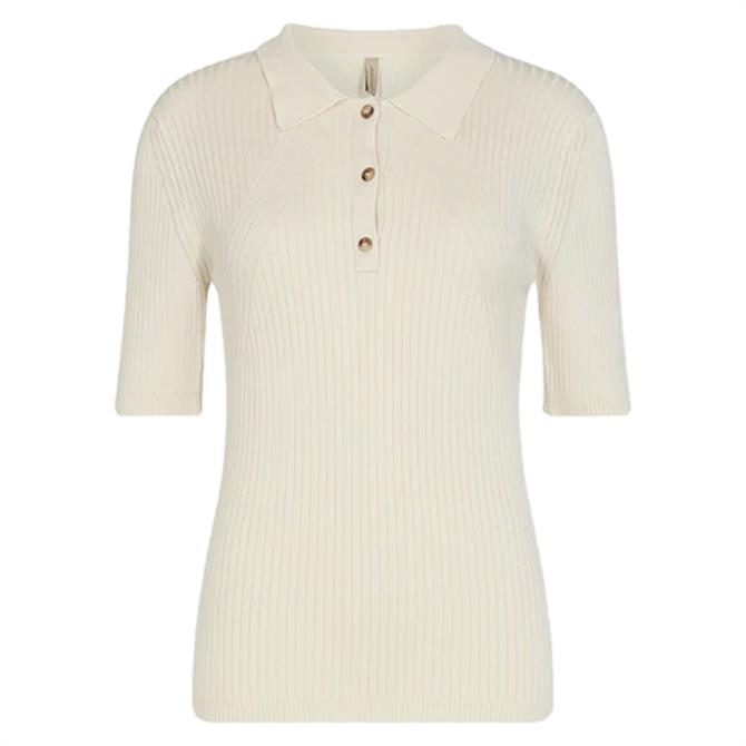 Soyaconcept Dollie Knit Top - Cream
